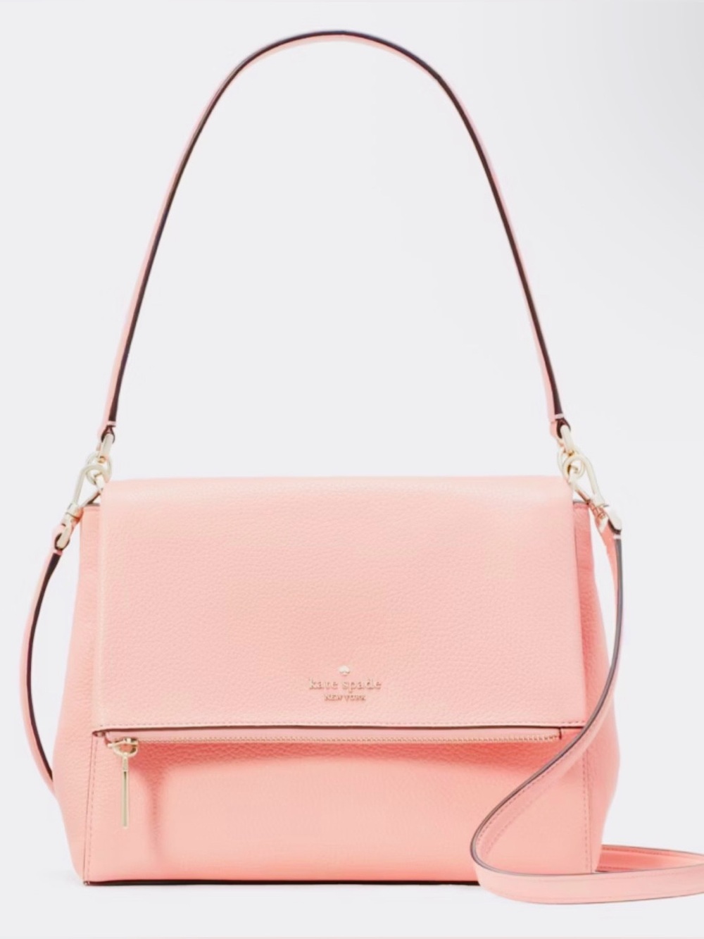 Kate Spade Rose Pink Crossbody Bag - Leila